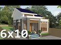 Desain Rumah 6x10 Lengkap Rincian Harga Material dan Tukang | Biaya RAB