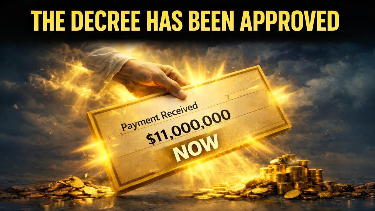 GOD SAYS: IN THESE 30 SECONDS, A FINANCIAL DECREE IS ISSUED