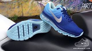 Nike Air Max 2017 GS Deep royal blue Summit white 851623-400