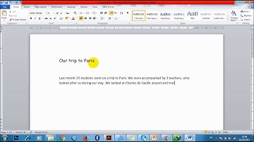 ICDL - Module 3 - Word Processing - Microsoft Word 2010 - Lesson 2 - Part 1