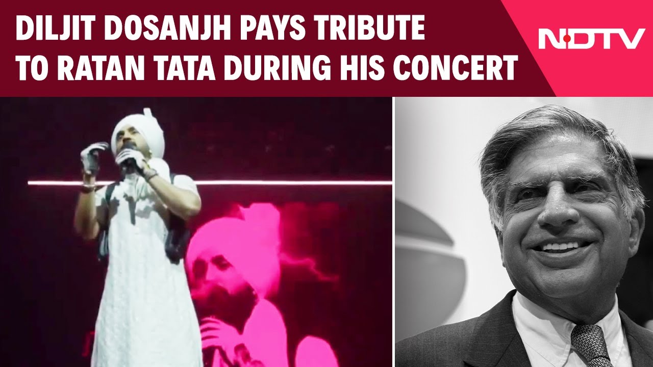 Ratan Tata Death News | Diljit Dosanjh Pays Tribute To Ratan Tata ...