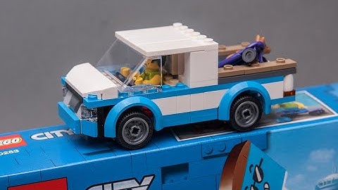 Custom LEGO City 60253 alternative model PICKUP car