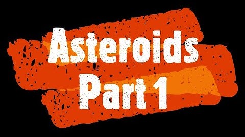 Asteroids Part 1 (Processing, Java)