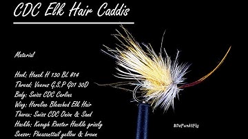 Tying a CDC Elk Hair Caddis Dryfly - Tied by Matthias Dibiasi - DePunkt Fly