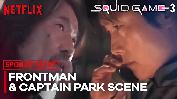 SQUID GAME SEASON 3  - Captain Park and Frontman Scene