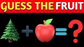 🔴95%Failed🔴 || Can You Guess The Fruit Name By Emojis || Quiz Mindset || Emoji Guessing Challenge ||
