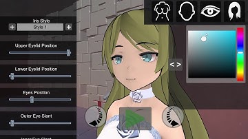 Unity 3D   Custom 3D Anime Girl Builder v 1.1