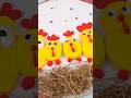 Clay art - how to make cute Chicken / model craft tutorial. DIY
