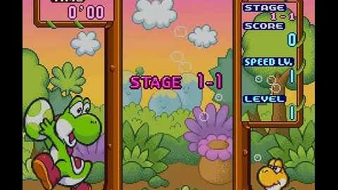 Tetris Attack Short Gameplay (SNES)