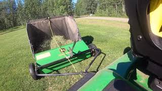 John Deere 42' Lawn Sweeper  Grass Pickup