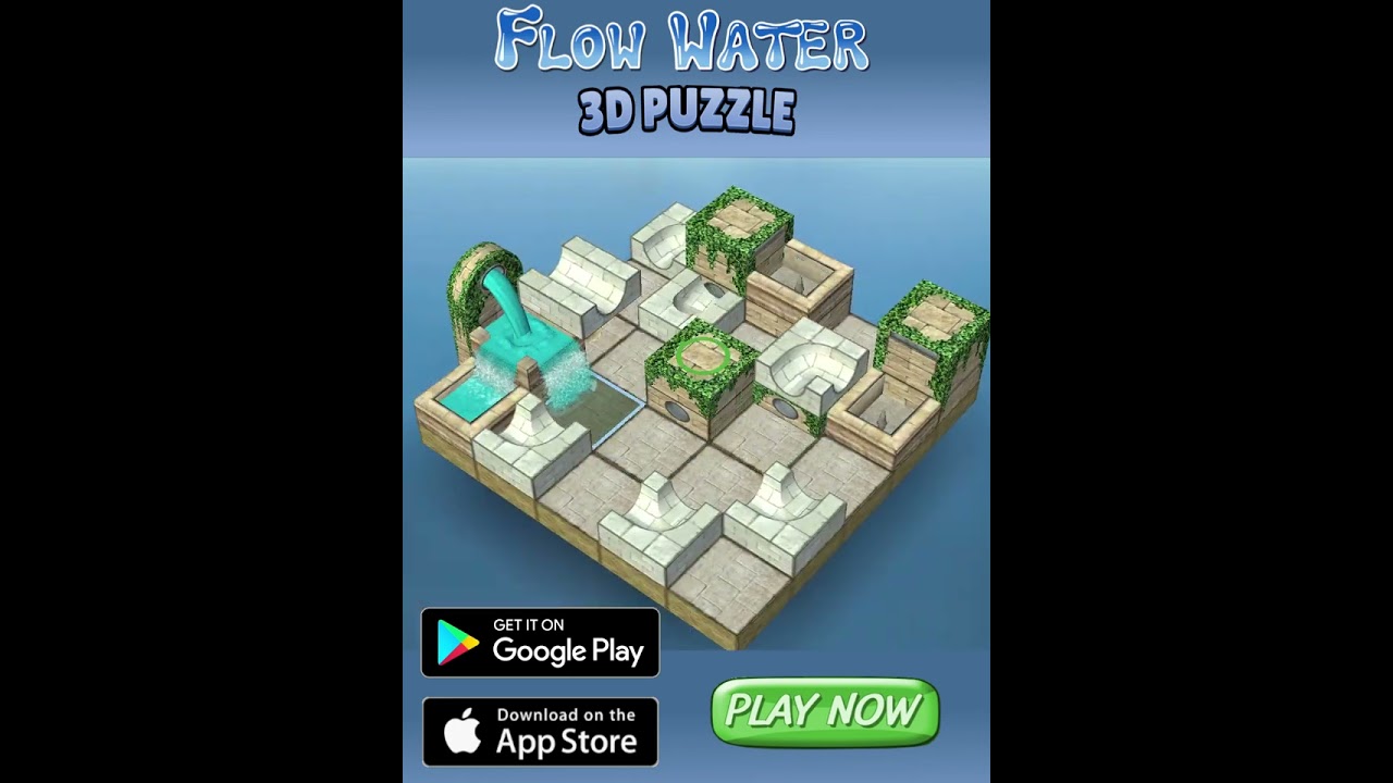 Flow Water Fountain 3d Puzzle (Android & IOS game)