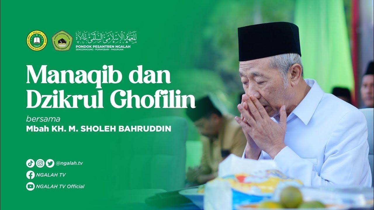 🔴 LIVE MANAQIB & DZIKRUL GHOFILIN PP. NGALAH Mas Wiwid Cendono Purwosari - Ahad, 19 Oktober 2025
