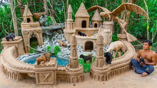 Build Great Wall Around Dog Castle House From Mud