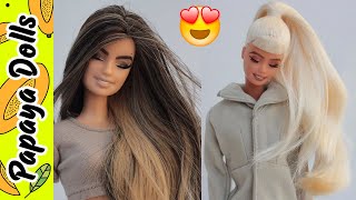 DIY Barbie Hair Hacks | How To Make Awesome Hairstyles for Barbie Dolls