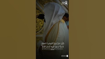 (وقالوا الحمد لله الذي هدانا لهذا) سورة الاعراف | #عبدالله_القرافي #اكسبلور #المصحف #قرآن