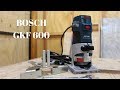 Como usar la router o fresadora de palma - Bosch GKF 600