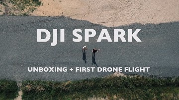 DJI SPARK | Unboxing + FIRST Drone Flight EVER! PART 1/2