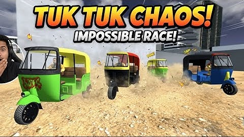 “Tuk Tuk Auto Drive Gameplay | Auto Rickshaw Driving Simulator | Funny Cartoon Game | Realistic 
