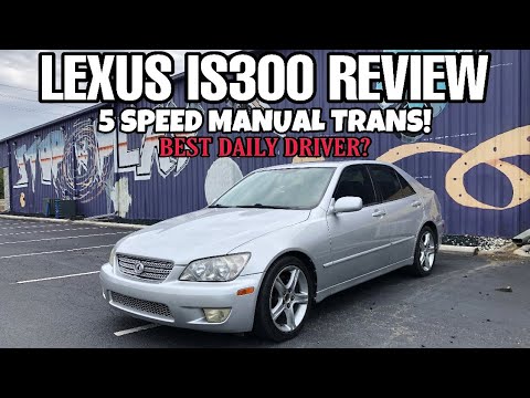 Lexus IS300 5 Speed Manual CAR REVIEW! - YouTube