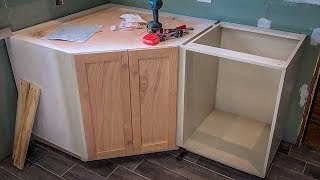 How I made a Kitchen Corner Cabinet | NewAir G73 Review