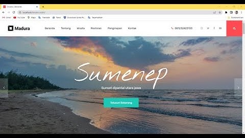 Sistem Rekomendasi Wisata Pulau Madura Berbasis Web