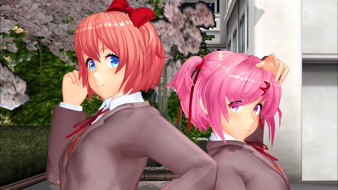 MMD] DOKI DOKI LITERATURE CLUB (VOCALOID) by HeyMisaki-chan on