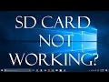 Sd Card Reader Not Working - 5 Ways to Fix SD Card Reader Not Working on Windows 10 | Driver Talent