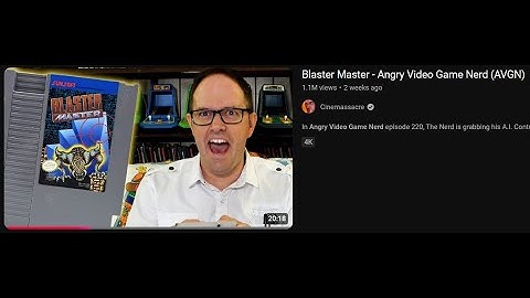 James Rolfe Screws Up: My Response To His Blaster Master AVGN Video