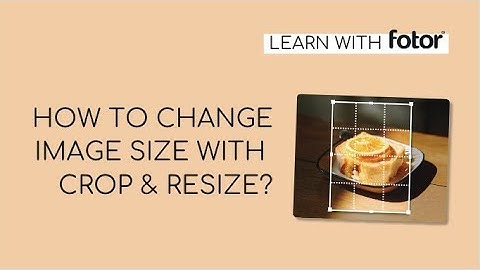 How to Change Image Size with Resize & Crop | Fotor Tutorial | Photo Resize