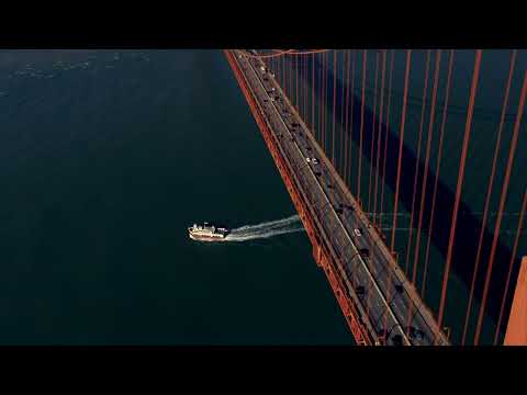 San Francisco Golden Gate Bridge Aerial View - 4K Ultra Hd Live Wallpaper