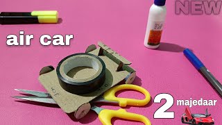 Origami - 2 amazing car || how to make air car with cardboard