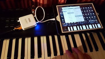 NEW Korg PlugKey Quick Demo (with Korg iMono/Poly)