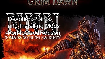 Installing Mods Grim Dawn: Devotion Points