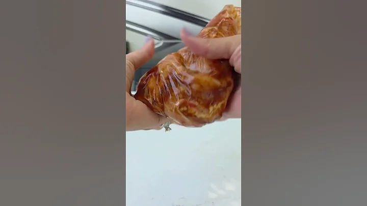 Campfire Cooking on a Camping Trip - Barbecue Chicken Over the Fire - Camping Meals - Camping Food