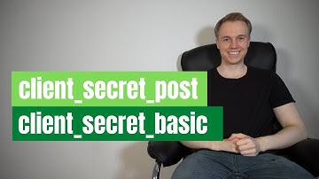 OpenID Connect client authentication: basic auth and client secret post