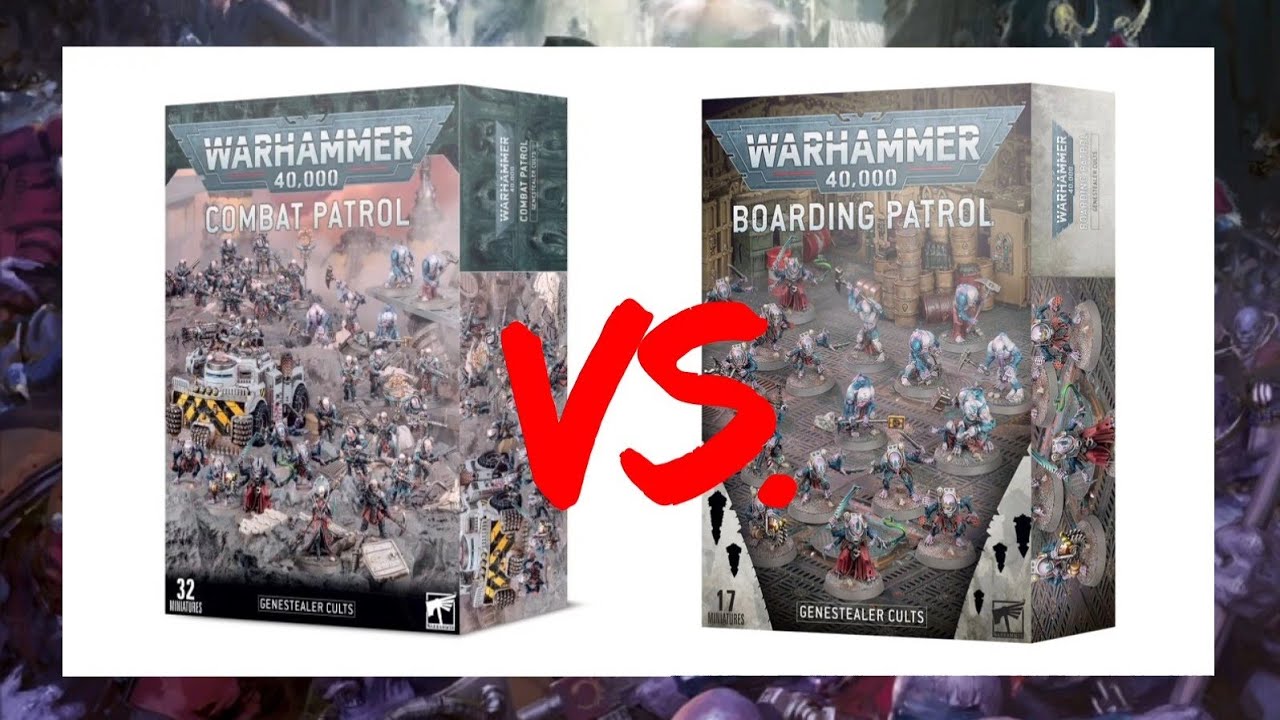 WH40K Combat Patrol Vs. Boarding Patrol Genestealer Cults YouTube
