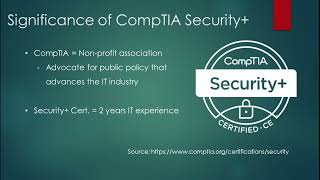 Final Project Presentation - Everything You Should Know About the #comptia  Security+ Certification