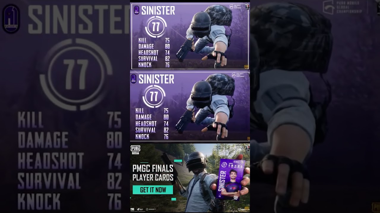 A1esSiNiSTER Feature In PMGC Pro Player Card Event 