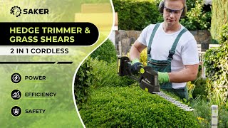 🍃 Trim Smarter, Not Harder with Our Hedge Trimmer!