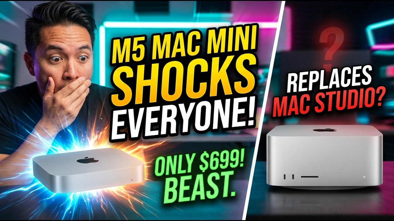 M5 Mac Mini SHOCKS Everyone — $699 Beast Replaces Mac Studio? - YouTube