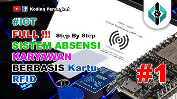 Full !!! Step By Step, Sistem Absensi Karyawan Berbasis Kartu RFID RC522 dan Nodemcu ESP8266- Part 1