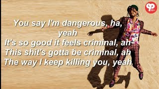 Miguel - Criminal Feat. Rick Ross Lyrics