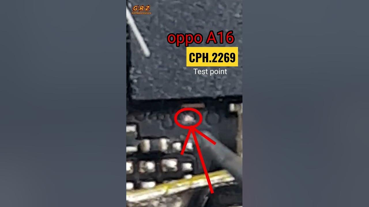 Oppo A16 Isp Test Points Connecting Ckk point 100% Confirm GRZ Gull
