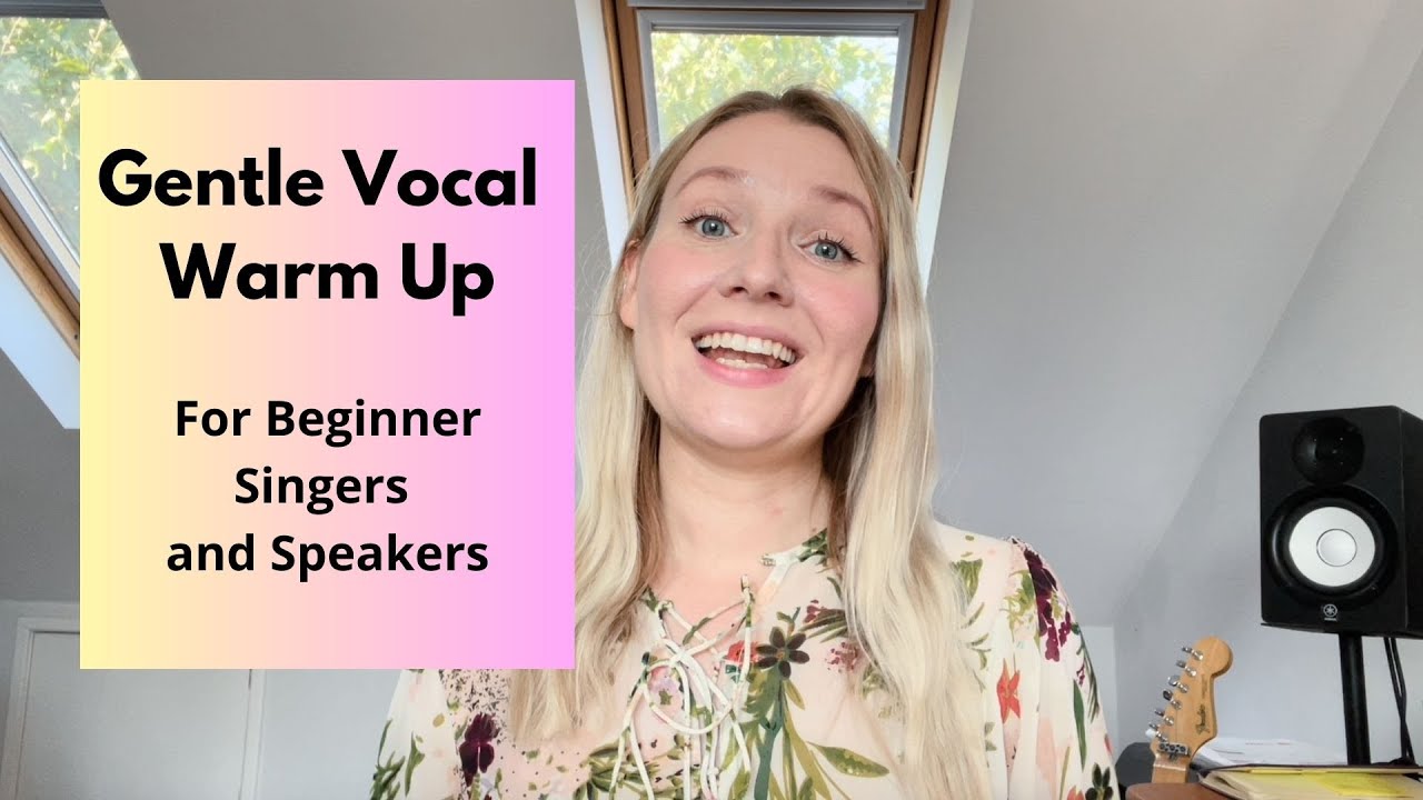 Gentle vocal warm up for beginner singers and speakers | Semi occluded vocal tract exercises