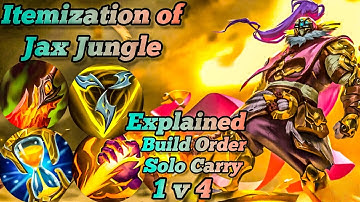 How to play Mathematical Jax Jungle and Carry - League of legends