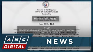 PH House approves divorce bill on second reading | ANC