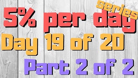 PROFIT 5% DAILY SERIES: DAY 19 OF 20, PART 2 OF 2. BINARY TRADING BOT SAFE & CONSISTENT.