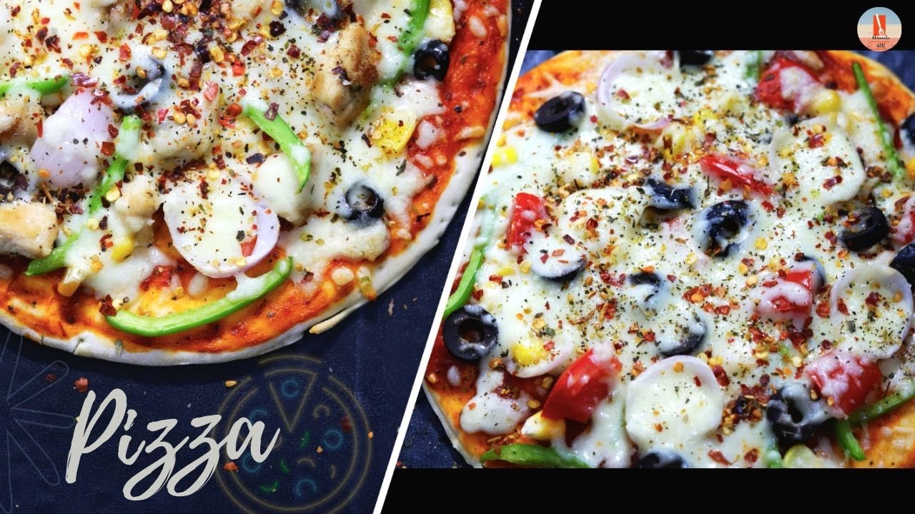 Pizza Recipe in OTG Make 4 Pizza at once!! YouTube