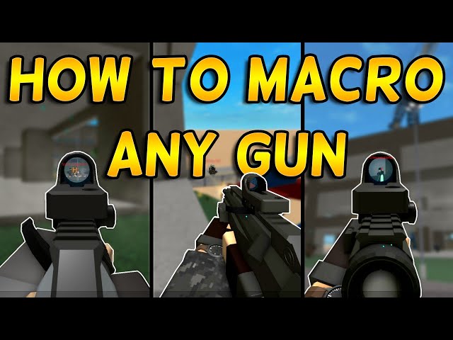 How to Perfectly BURST/MACRO Any Gun in Phantom Forces 