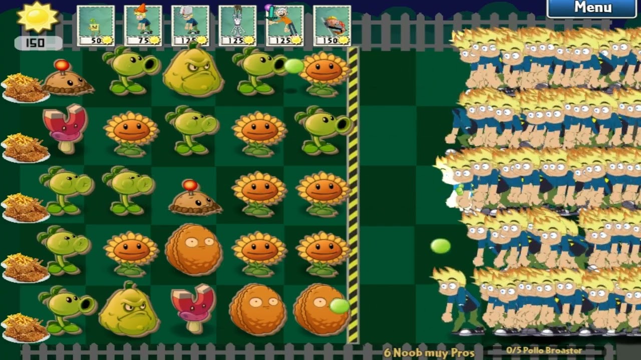 PVZ mod Plantas vs Johnny Test
